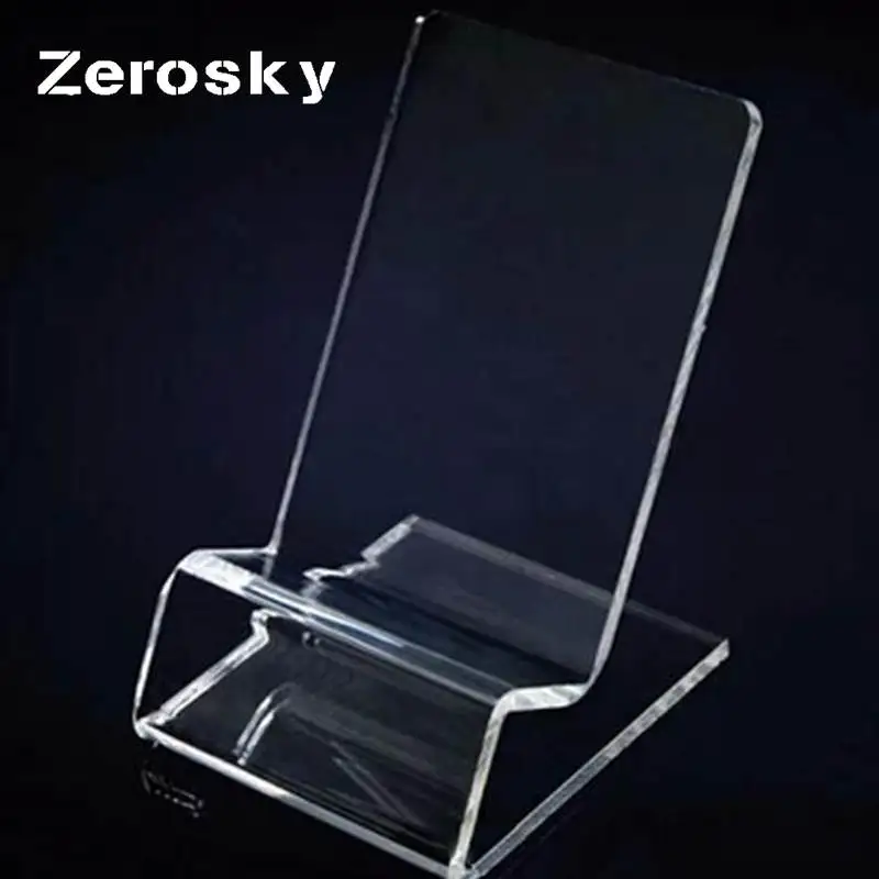 Прозрачная подставка для дисплея Zerosky акриловый держатель планшетов и телефонов
