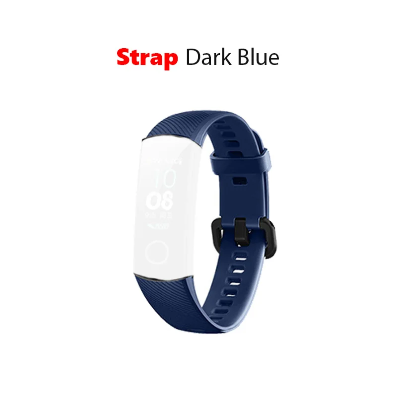 Ремень для huawei Honor Band 4/5 много цветов возможность или резервного копирования этот товар только в том случае, ремень без основной корпус - Цвет: Dark Blue