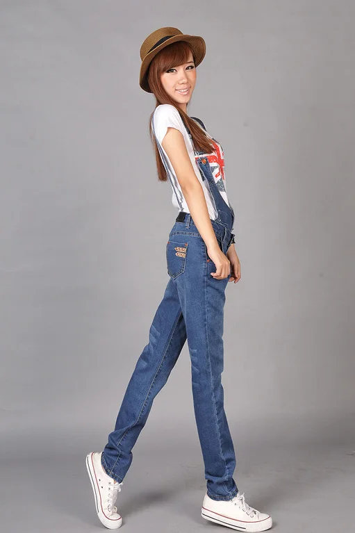 Sexy Women Summer Denim Jumpsuits and Rompers Blue Harlan Plus Size Womens Overalls Playsuit Macacao Feminino Jeans Woman 603 |