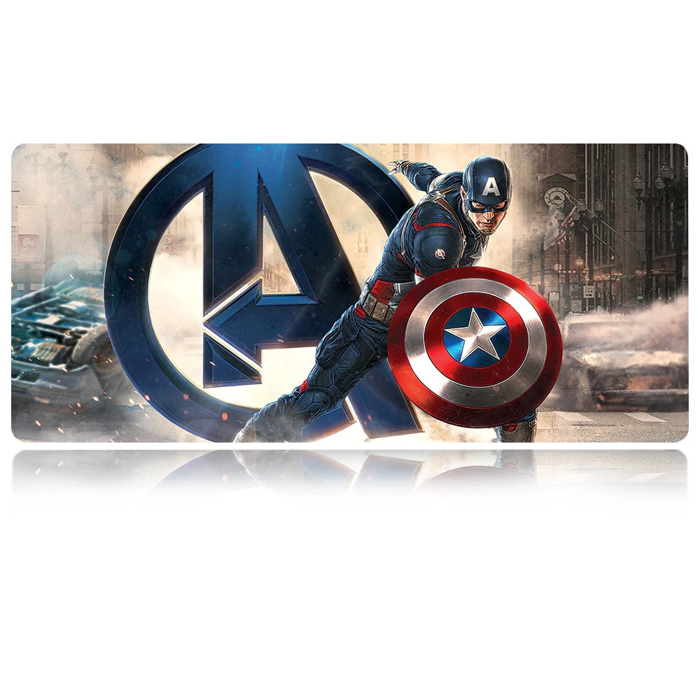 YIMAOC Marvel comics Капитан Америка коврик для мыши компьютерный Противоскользящий