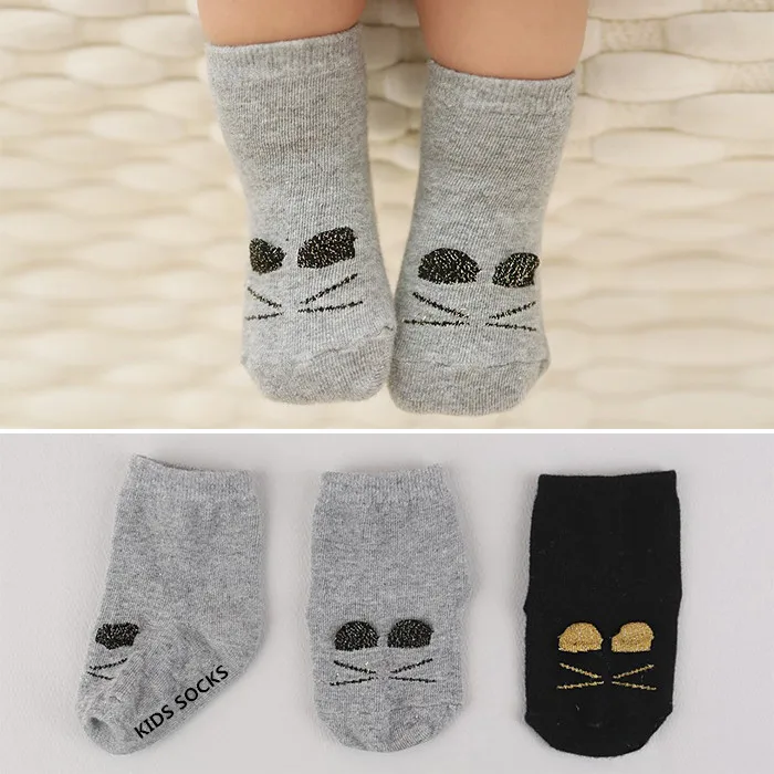 

2016 Special Offer Character Casual [golden Socks] Korea New Autumn And Winter Children's Cartoon Baby Socks Non Slip