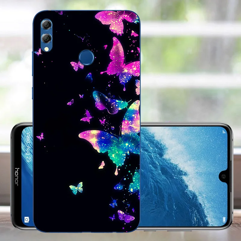 Чехол 6 5 дюйма для Huawei Honor 8X силиконовый мягкий чехол из ТПУ 8 X чехлы с полной