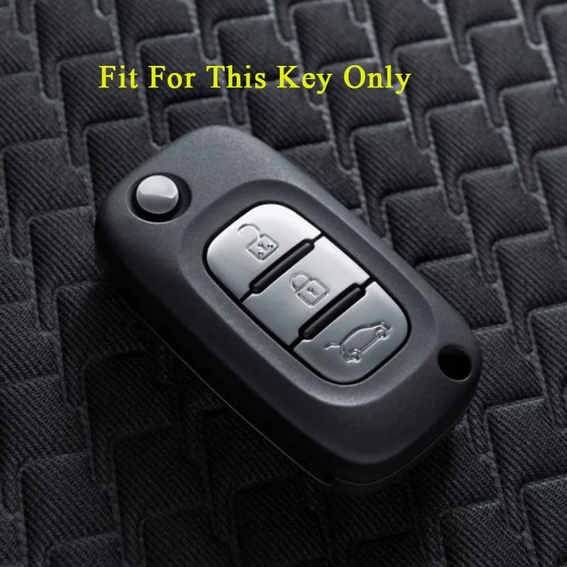 Кожаный чехол для автомобильного брелка с дистанционным управлением 3 кнопками