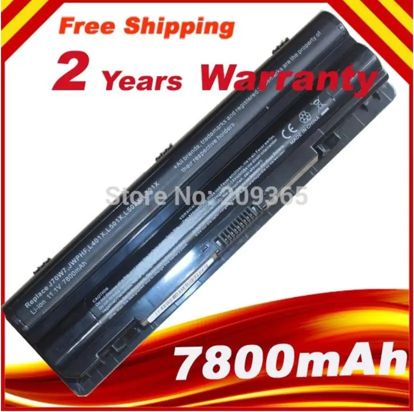 Аккумуляторы для ноутбуков Dell XPS 15 XPS14 L401X 17 L702X L502X L501X L701X 9 ячеек 11 1 в|battery for dell|laptop