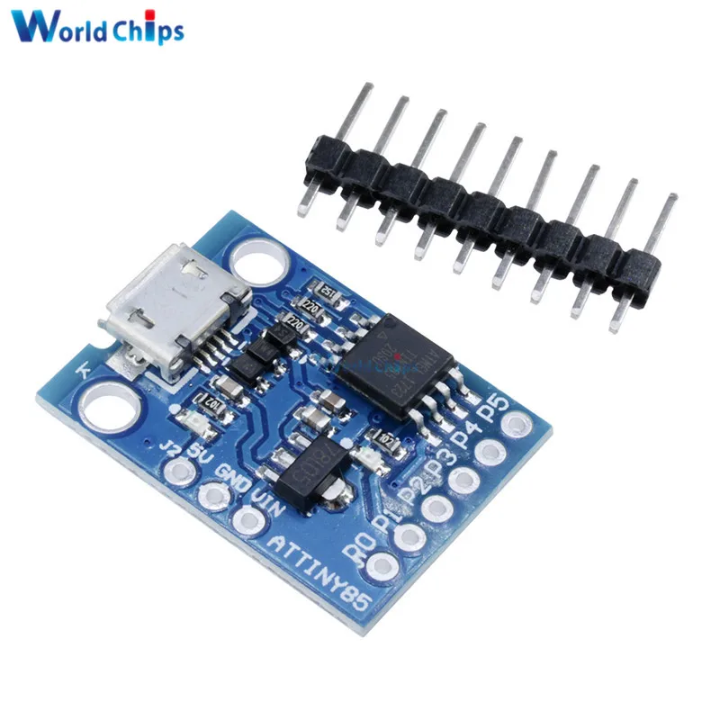 С контактами Attiny85 Digispark Kickstarter макетная плата модуль для Arduino встроенный USB 500 мА 5 В