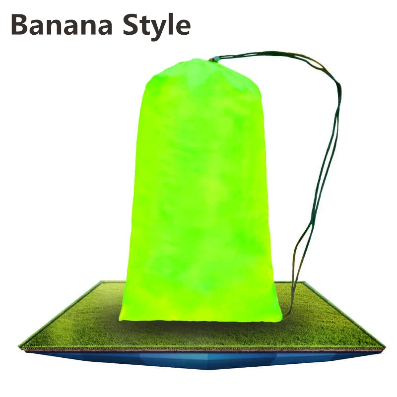 Fruit green Banana Открытый надувной воздушный диван Мужчины Женщины Дети ленивый диван спальный мешок ленивый мешок для пляжный волейбол обед отдых кемпинг кровать - Цвет: Fruit green Banana
