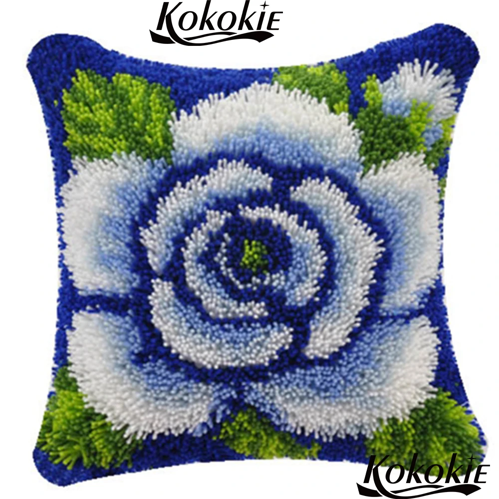 Набор подушек с застежкой и вышивкой цветочным принтом | Дом сад