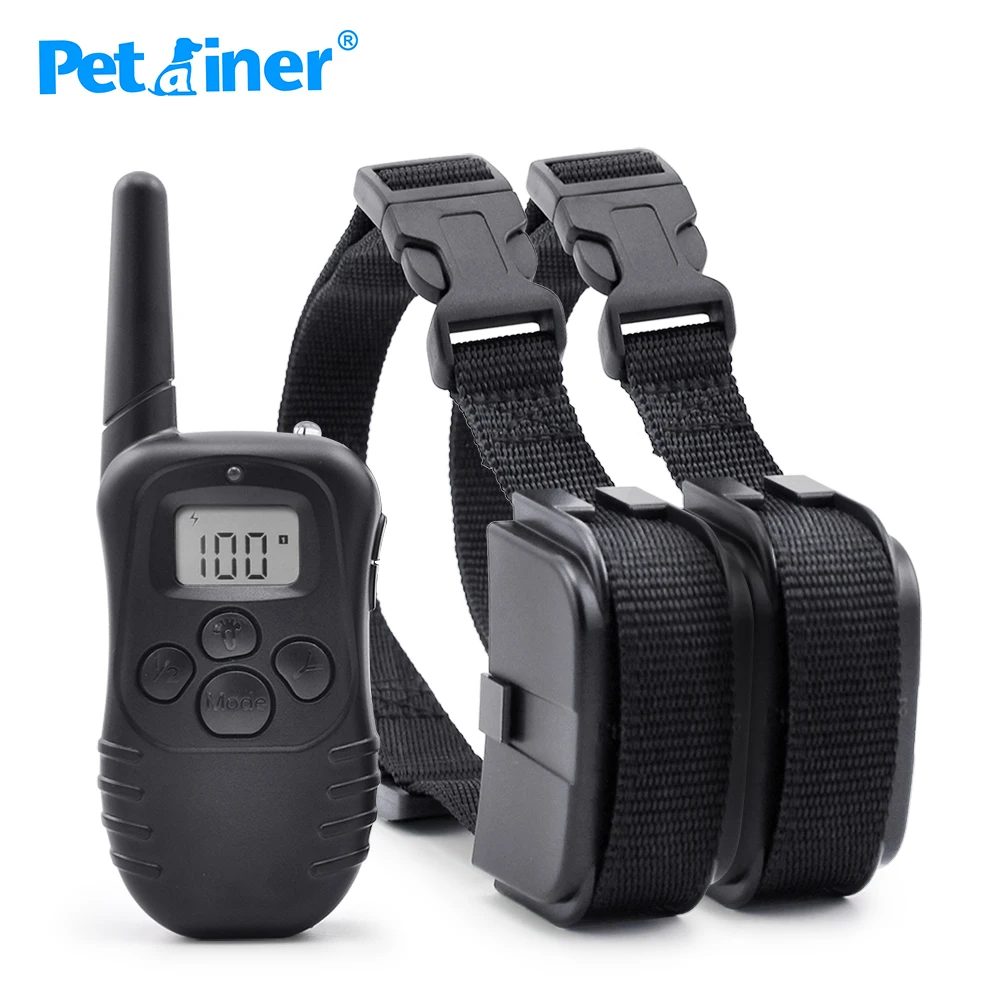 Ошейник Petrainer 998D 2 Электрический для дрессировки собак с дистанционным