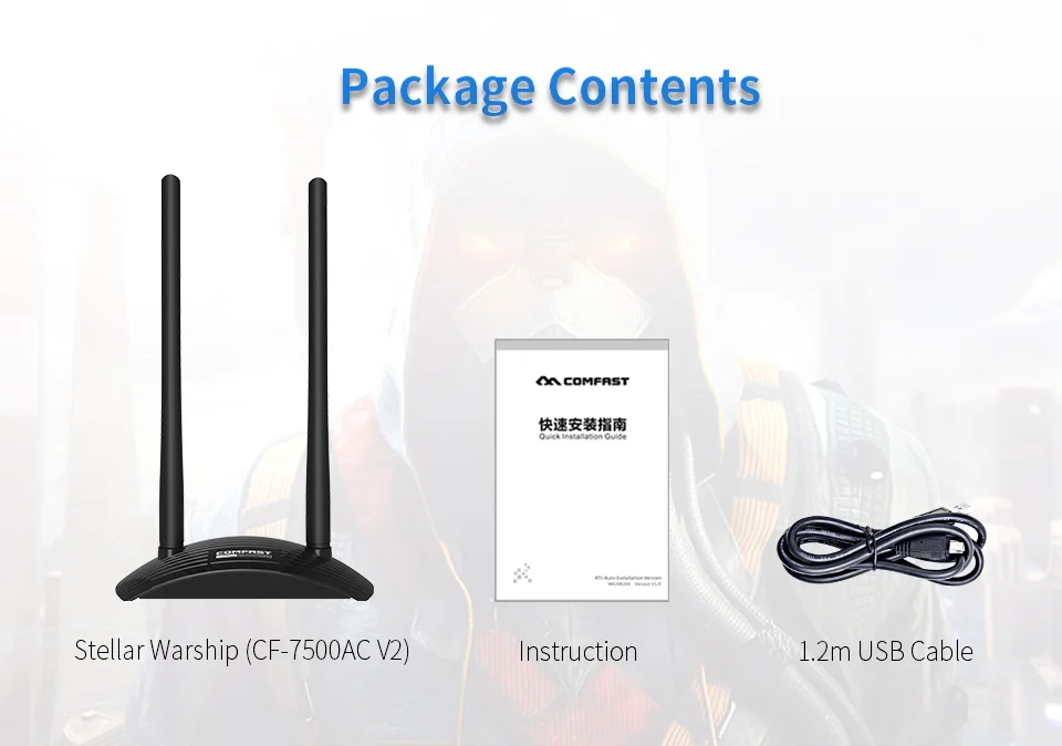 5 8 ГГц Usb Wi Fi адаптер 1300 Мбит/с 802.11ac дальний ПК wifi приемник 2 * 6dBi антенны