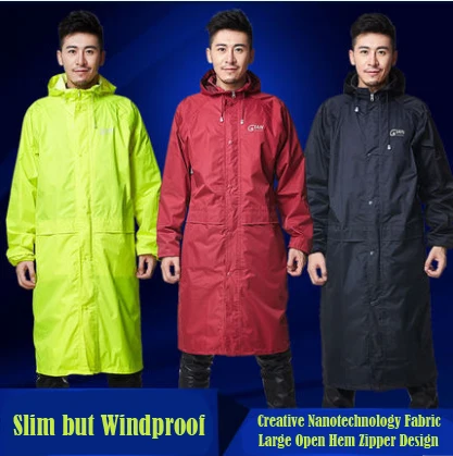 

Men Womens Long Trench Raincoats Waterproof Outdoor Jacket burbe rry capa de chuva Poncho Casual Hooded Rainwear Free Shipping