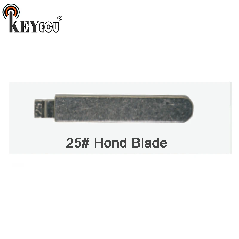 

KEYECU 25x KEYDIY Универсальные пульты дистанционного управления откидной ключ лезвие 25 #, HON66FH для Honda Acura