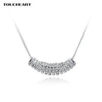 toucheart silver crystal charm statement long adjustable necklaces pendants for women ethnic jewelry necklace femme sne150894
