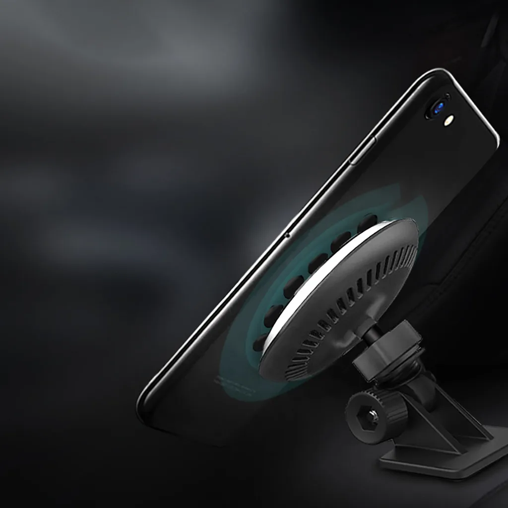 Автомобильный держатель для телефона с беспроводной зарядкой нано присоской