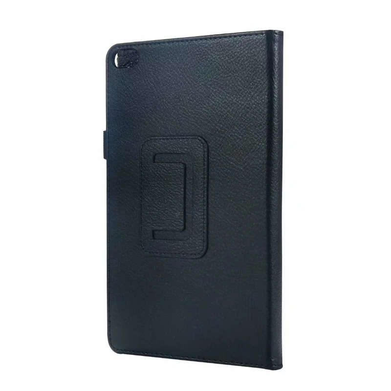 black Тонкий чехол-книжка из искусственной кожи с зернистой текстурой для lenovo Tab E8 TB-8304F TB-8304L 8 дюймов - Цвет: black