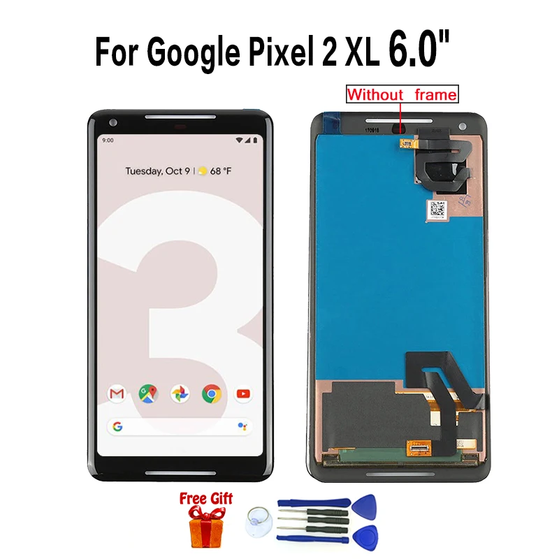 Сменный ЖК экран для Google Pixel 2 XL модуль сборки сенсорного дисплея XL2|Экраны
