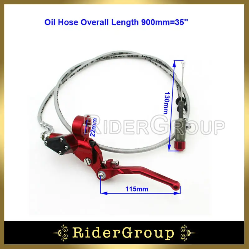 900 мм гидравлическая ручка рычаг сцепления Главный цилиндр для мотоцикла Dirt Bike