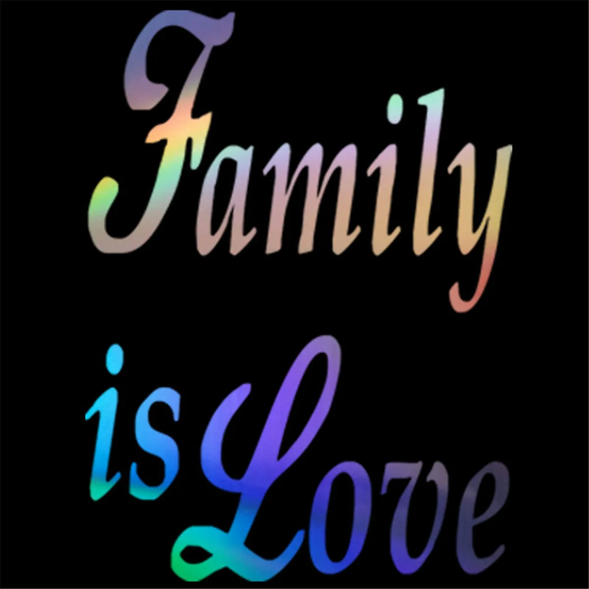 

Наклейка на стену с надписью «Family Is Love»