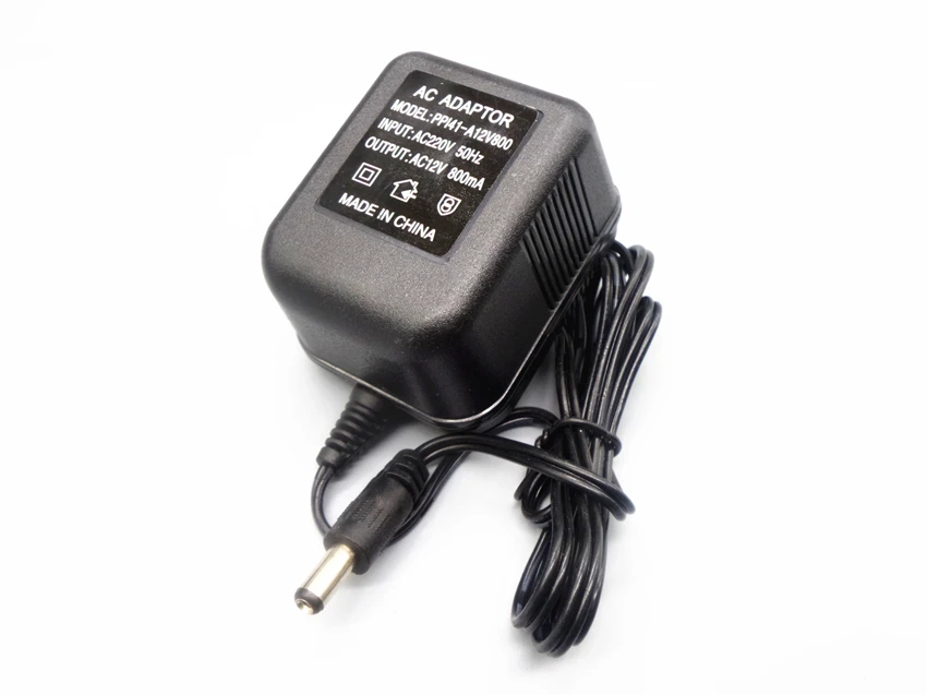 Аккумулятор AC12V зарядное устройство 6J1 ламповый Предварительный усилитель адаптер питания AC12V 800MA внешний адаптер питания вместо трансформатора