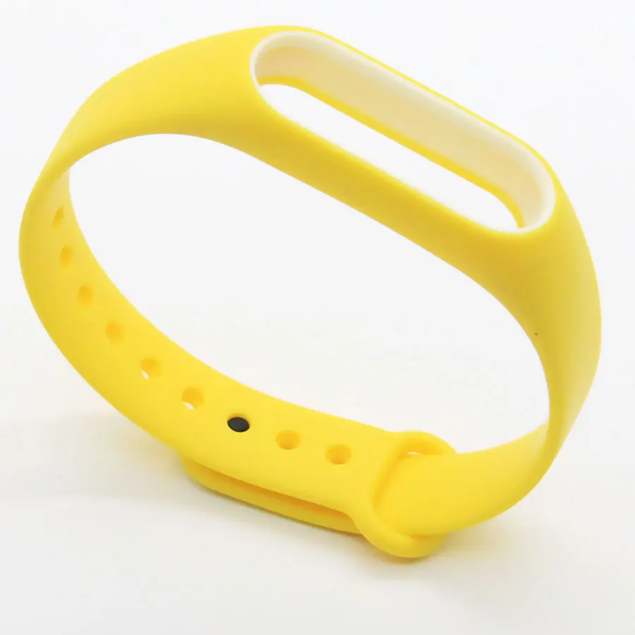 Двойной цвет для mi band 2 аксессуары pulseira mi band 2 ремешок сменный силиконовый ремешок для xiaomi mi2 умный Браслет