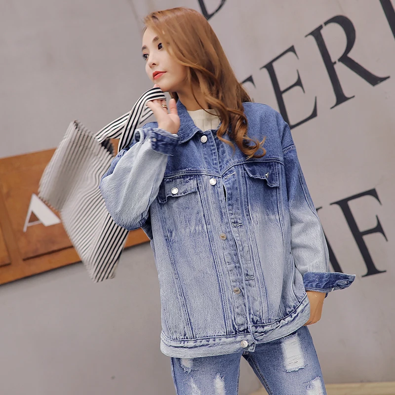 Trust мечта европейцы Стиль Для женщин тонкий градиент Цвет куртка ностальгию