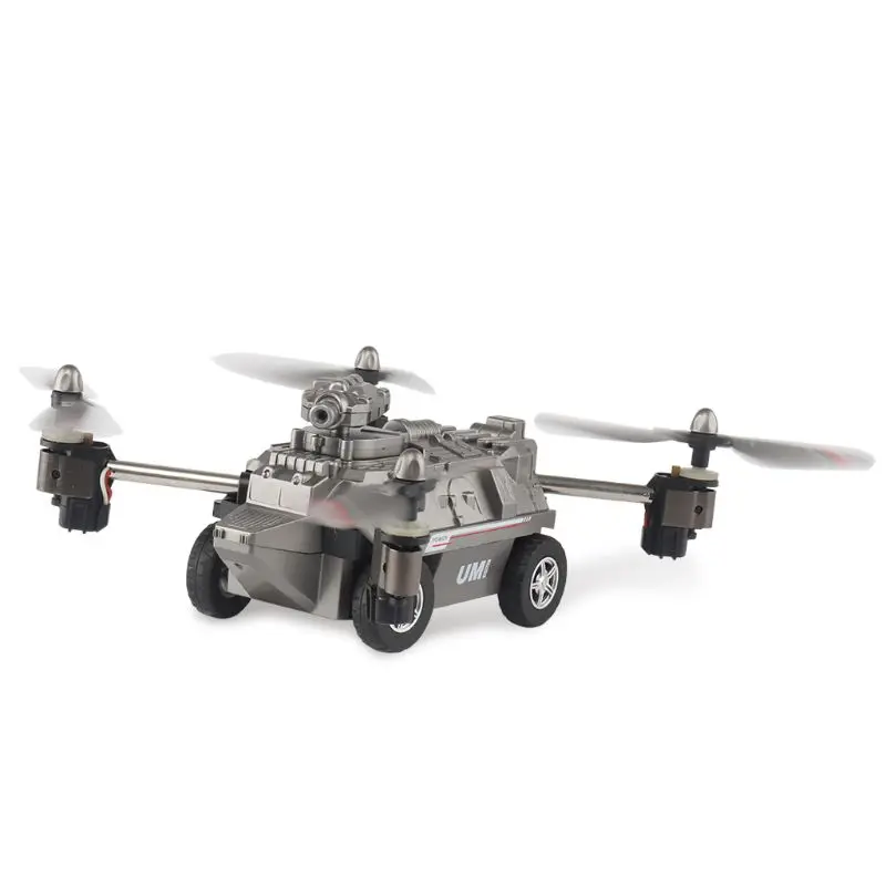 1 комплект FY330 2 в 1 воздушный и наземный режим 0.2MP 720 P wifi FPV военный вертолет Дрон Танк автомобиль игрушки 2,4G 4CH RC Квадрокоптер