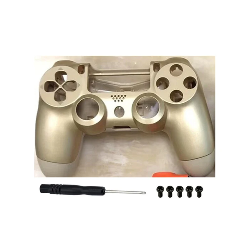 PS4 Pro 4,0 корпус контроллера JDS 040 Сменный Чехол для sony Playstation 4 Pro Dualshock 4 Pro JDM-040 Gen 2th V2 - Цвет: Golden
