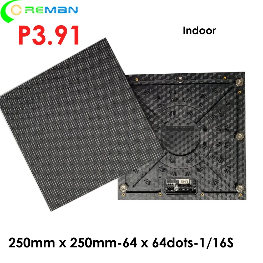 Модуль светодиодного индикатора p3.91 для внутреннего монтажа smd2121 ICN2037 hub75 16S USB wifi