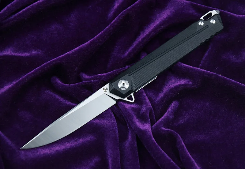 LEMIFSHE Флиппер JK3311-G10 D2 стальное лезвие G10+ стальная ручка Открытый охотничий Карманный кухонный фруктовый Складной Нож EDC инструмент