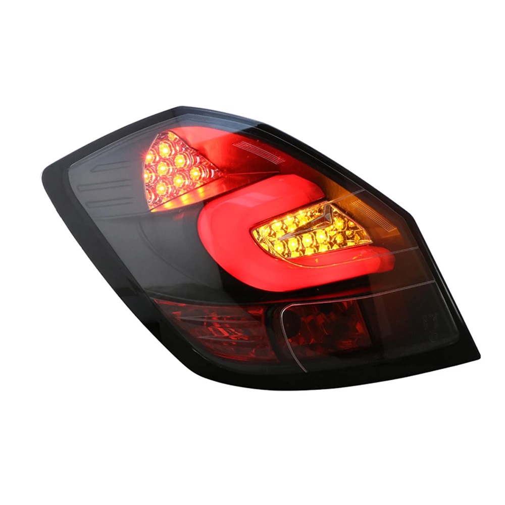 Capqx 2 шт./компл. для Volkswagen skoda Fabia 2008-2012 задний светодиодный тормозной фонарь светильник хвост светильник обратный Praking светильник сигнальная лампа