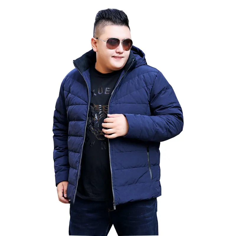 

2019 New Winter jacket Men's Warm Coat Fashion Casual jacket Long Thickening Large size XL-9XL 10XL Men's Coat Wine red / Blue