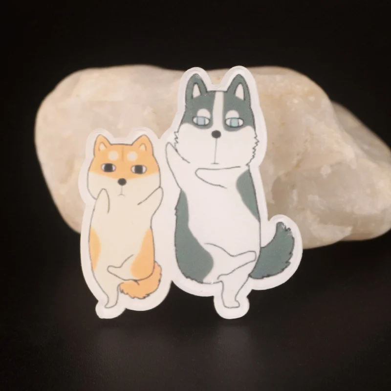 Кошка Собака слон Kawaii мультфильм Животные акриловые значки брошь значки рюкзак «сделай сам» Значки на одежду значок булавки аксессуары