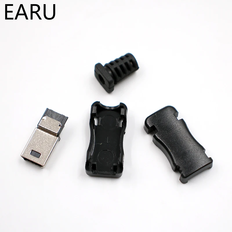 10 шт. мини USB 5 Pin T порт штекер разъем пластиковая крышка для DIY Прямая поставка