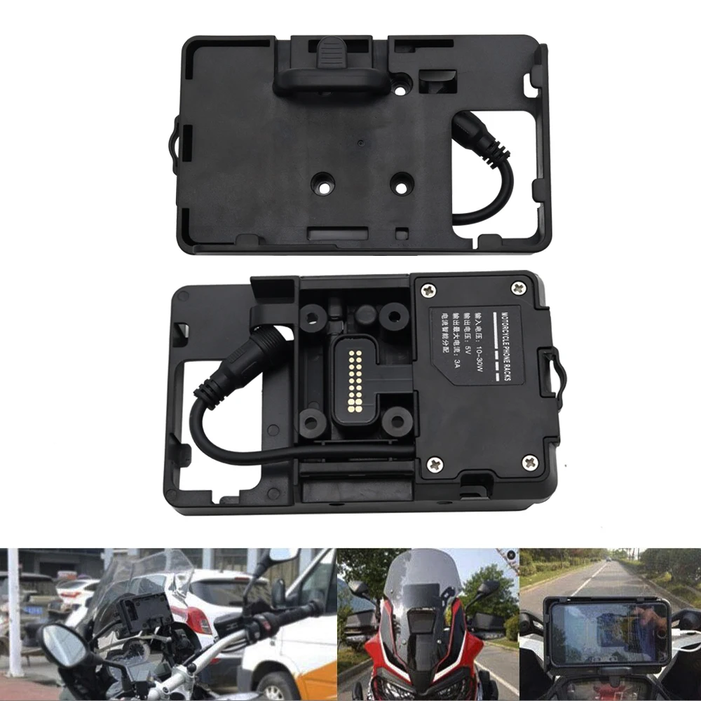 Мобильный телефон USB зарядка навигационный кронштейн для BMW R1200GS ADV CRF 1000L Африка Twin