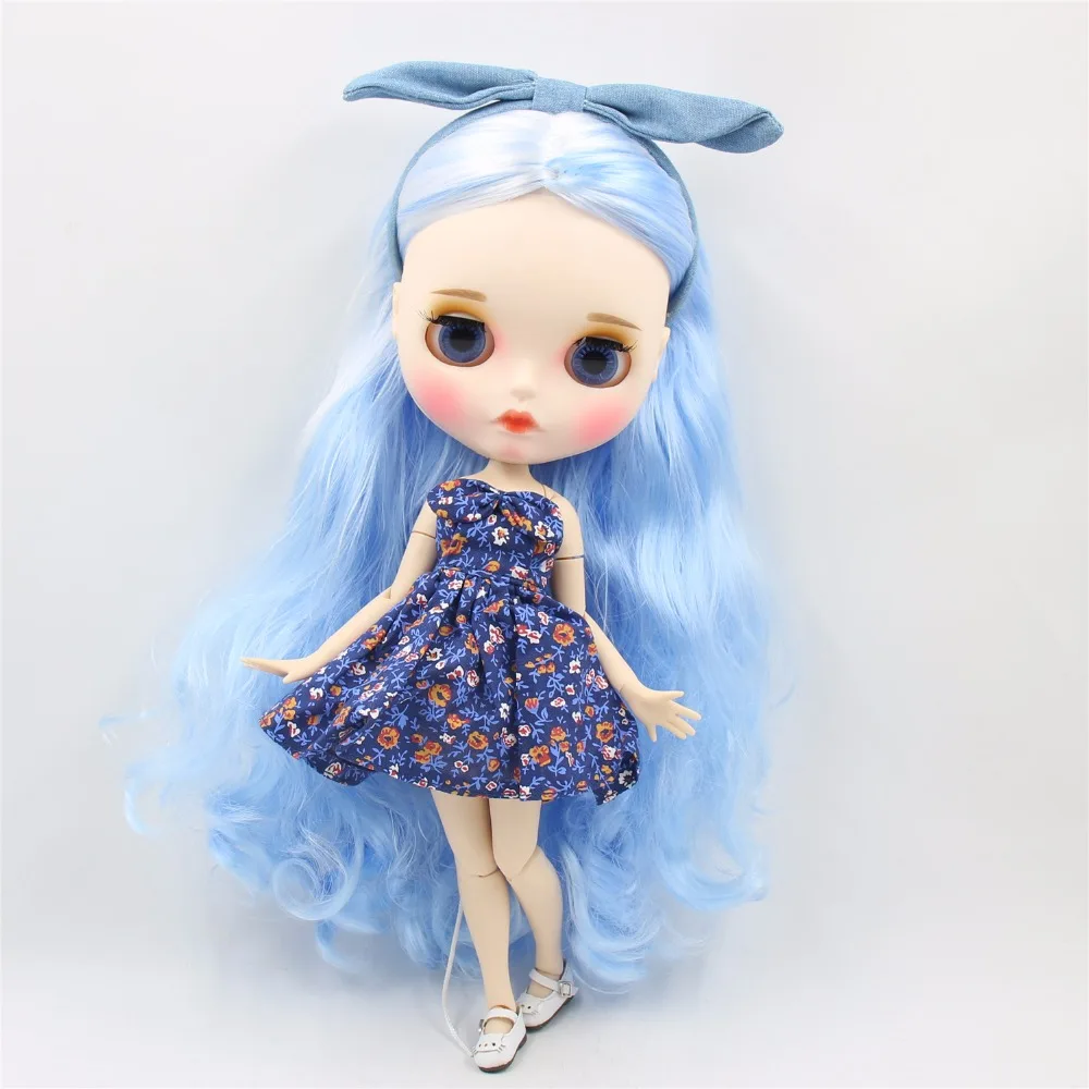 Кукла ICY DBS Blyth 1/6 bjd белая кожа шарнирная кукла шарнирное тело матовое лицо резные