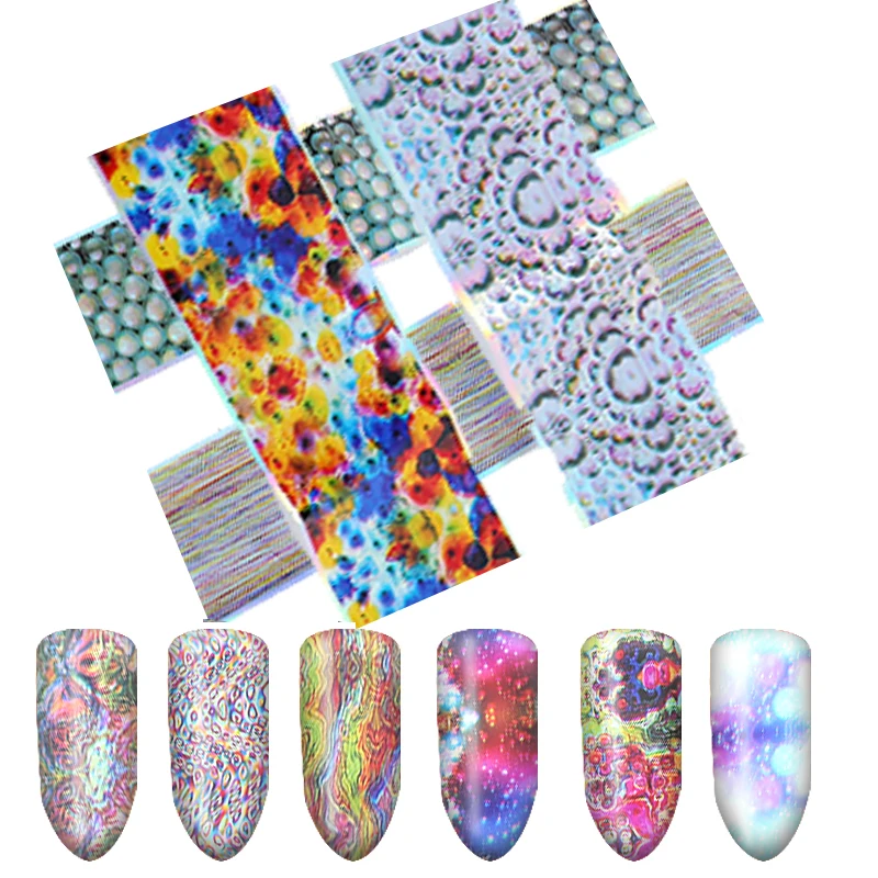 16 шт. декоративная Фольга для ногтей|nail foil|stickers manicuretransfer sticker |