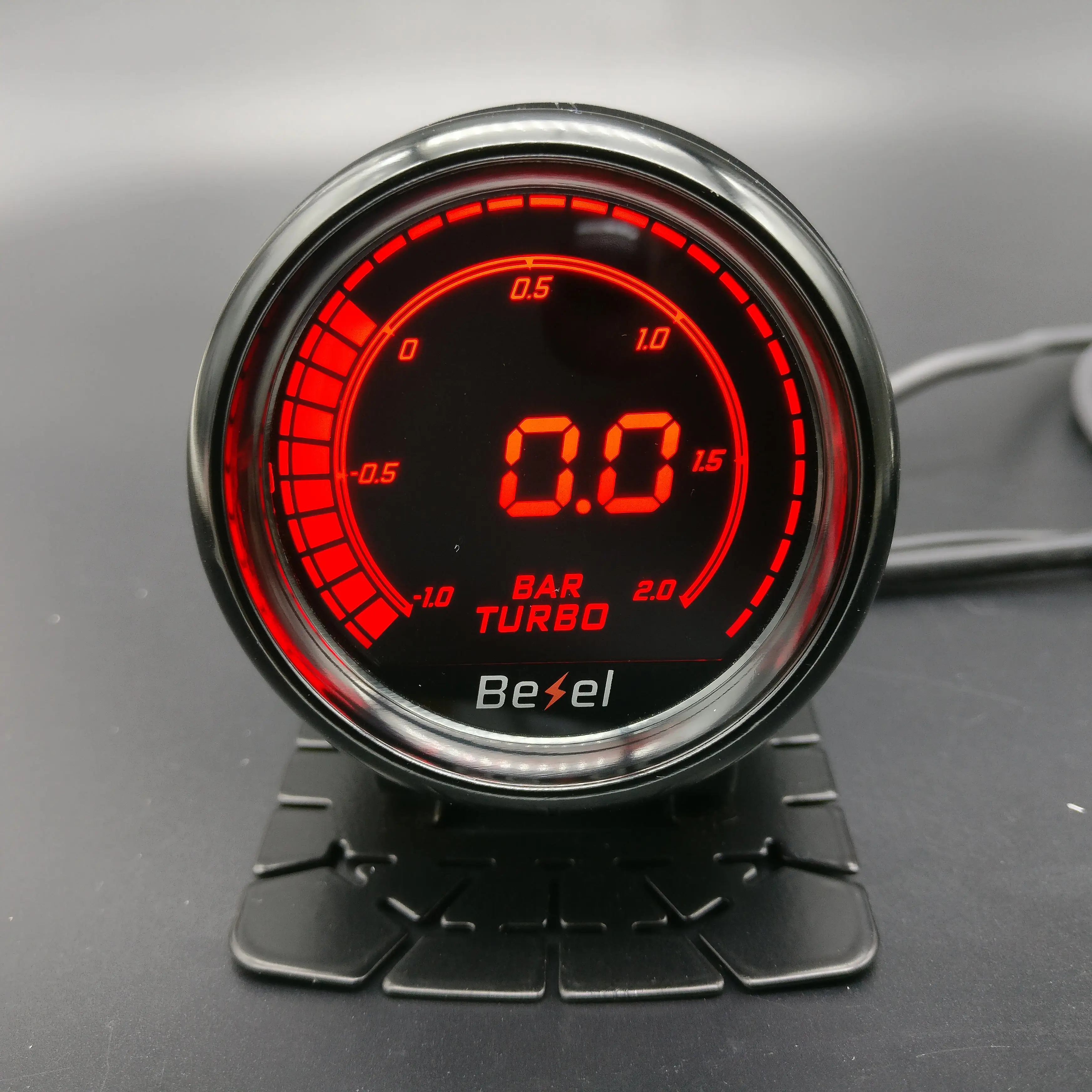 Дизайн " 52 мм EVO lcd Turbo 2 БАР МАНОМЕТР Boost gauge метр монитор 7 цветов в комплекте Калибр pod электрический датчик