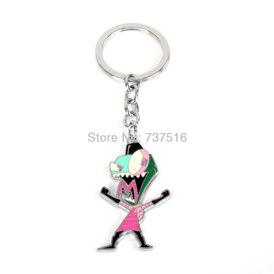 Новое поступление модный робот Invader Zim Alien Gir блестящий рев GAZ DIB ZIM металлические