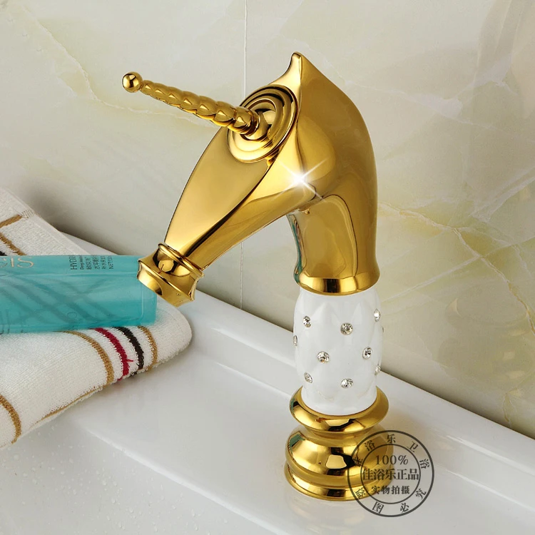 Free Shipping New Horse Head Style Bathroom Basin Faucet Kitchen Ceramic Diamond Sink Tap Single Handle Mixer M-93 | Обустройство