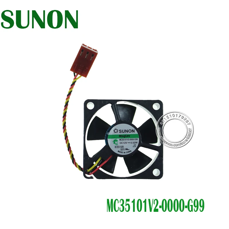 Новый вентилятор охлаждения SUNON MC35101V2 0000 G99 DC12V 0 52 W 3PIN|cpu cooling fan|cooling fancpu |