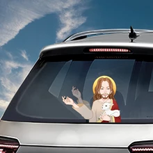 Наклейки для стеклоочистителей Jesus Waving ПВХ Стайлинг автомобиля