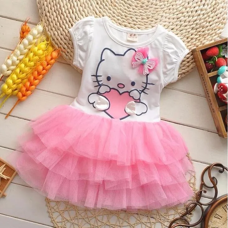 2019 платье принцессы многослойное для маленьких девочек Рождественская пачка hello
