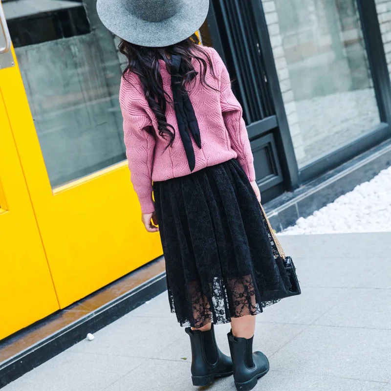 Юбка для маленьких девочек осенне-зимняя юбка-американка с эластичной резинкой