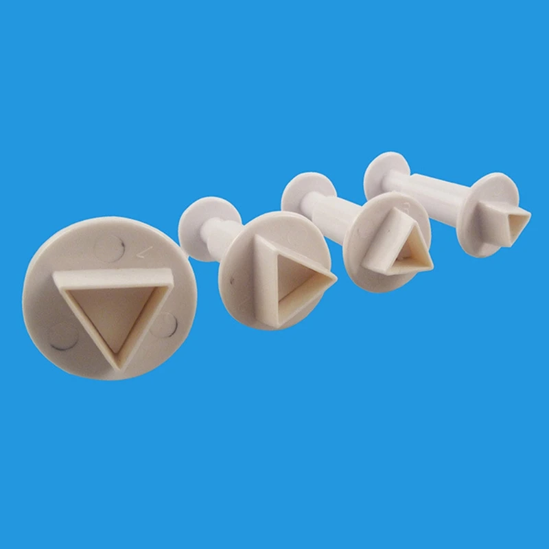 4 шт. треугольная Пластиковая форма для торта нож шоколадного печенья инструмент