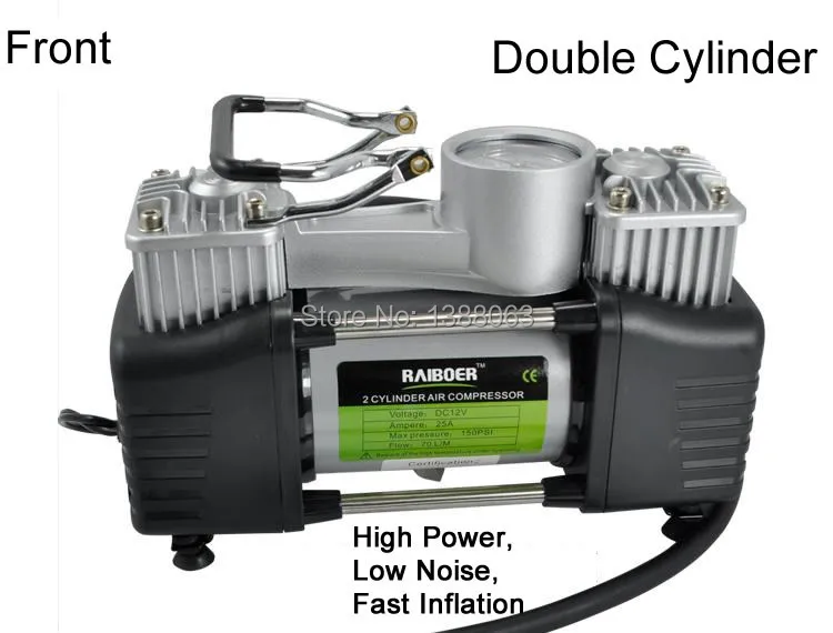 Оптовая продажа низкий уровень шума 12 В воздушный компрессор автомобильных шин