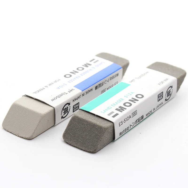 TOMBOW ластик MONO ES-510A/512A песок и резиновый для чернил карандашей школьные