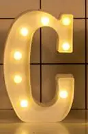 C Nordic Стиль домашний декор светящийся светодиодный письмо Ночной светильник без Батарея Скандинавии декор для Свадебная вечеринка украшения детской комнаты - Цвет: C