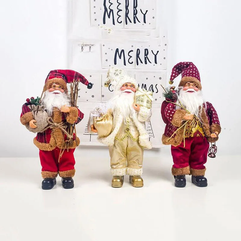 Новинка 2019 милые рождественские украшения Санта Клауса для дома S/L