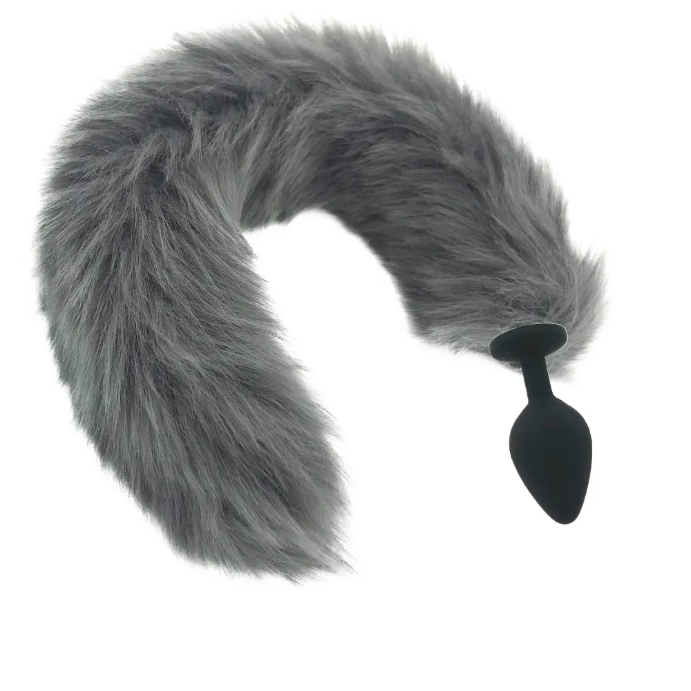 Металлические эротические анальные хвосты Длинные пробки лисы анус сексуальные