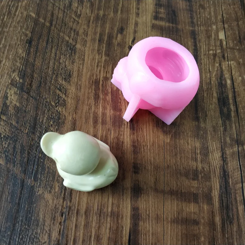 3D Утка Силиконовые свечи формы Fimo глина мыло инструменты для украшения тортов из