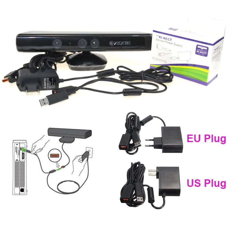 Для Xbox 360 XBOX Kinect датчик с адаптером питания|Датчики движения| |